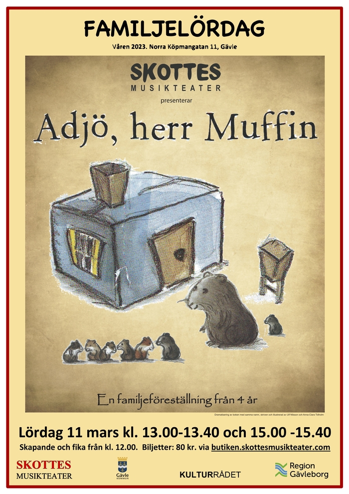 Affish - Familjelördagar våren 23 - Adjö herr Muffin
